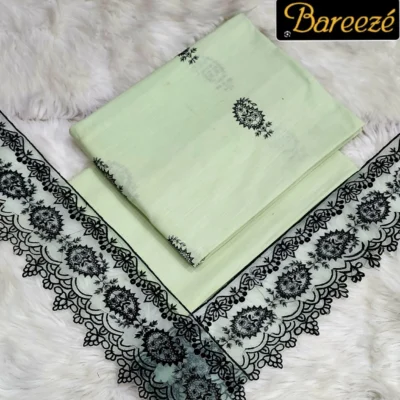 Bareeze 2-Piece Embroidered Khaddar Suit