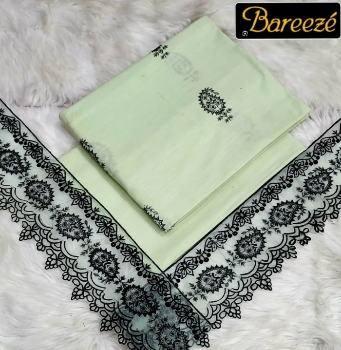 Bareeze 2-Piece Embroidered Khaddar Suit