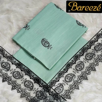 Bareeze 2-Piece Embroidered Khaddar Suit