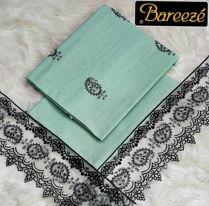 Bareeze 2-Piece Embroidered Khaddar Suit