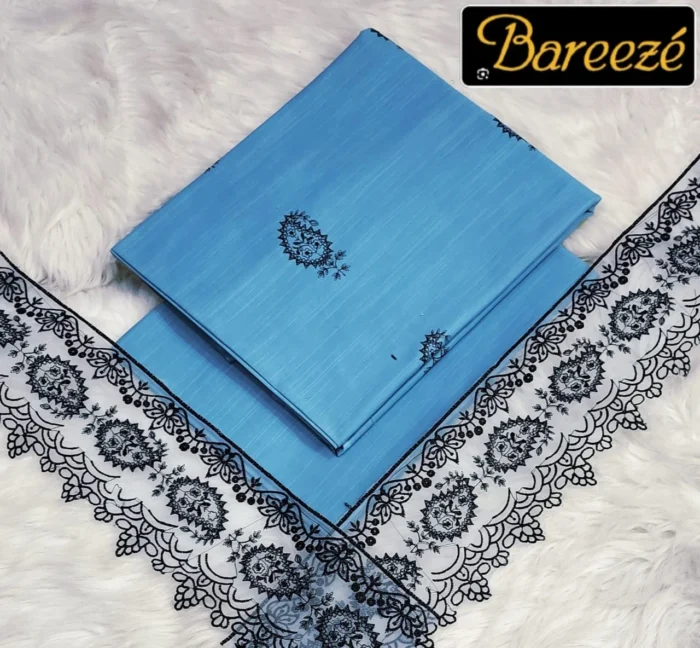 Bareeze 2-Piece Embroidered Khaddar Suit
