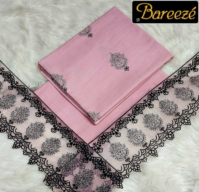 Bareeze 2-Piece Embroidered Khaddar Suit