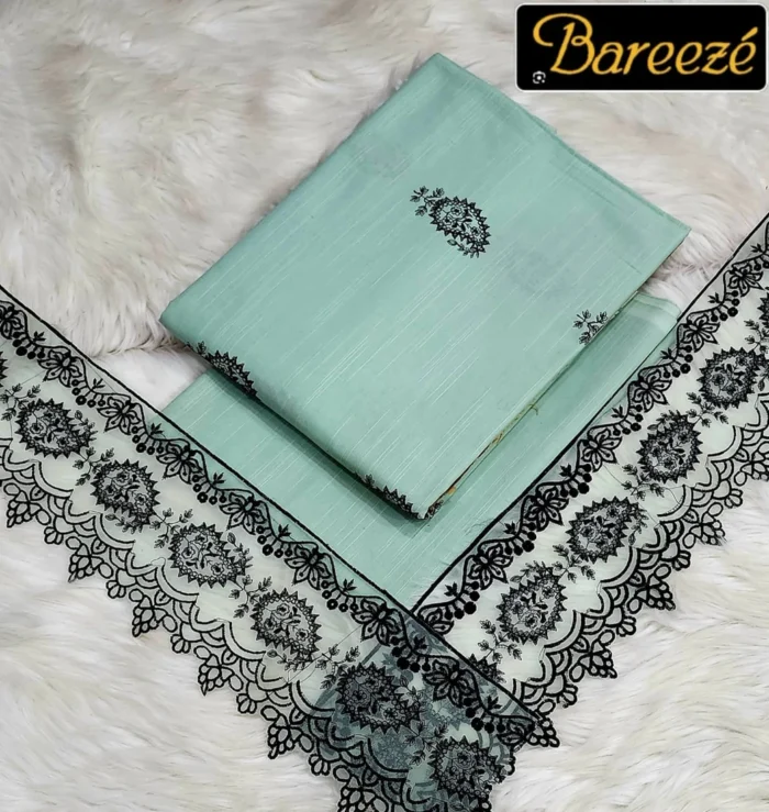 Bareeze 2-Piece Embroidered Khaddar Suit