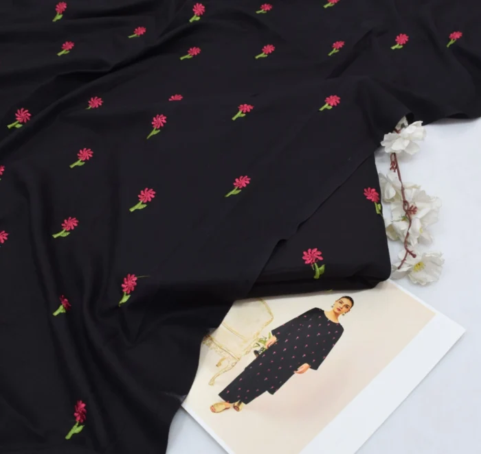 Zara Shahjahan 2-Piece Embroidered Dhanak Suit