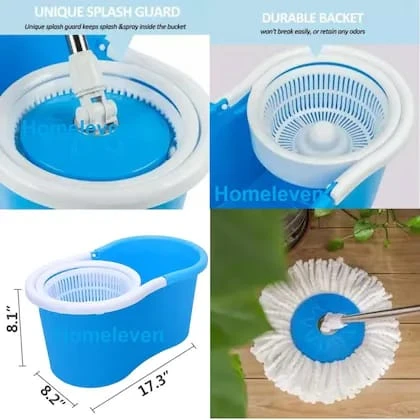 Steel Spin Mop with Bucket