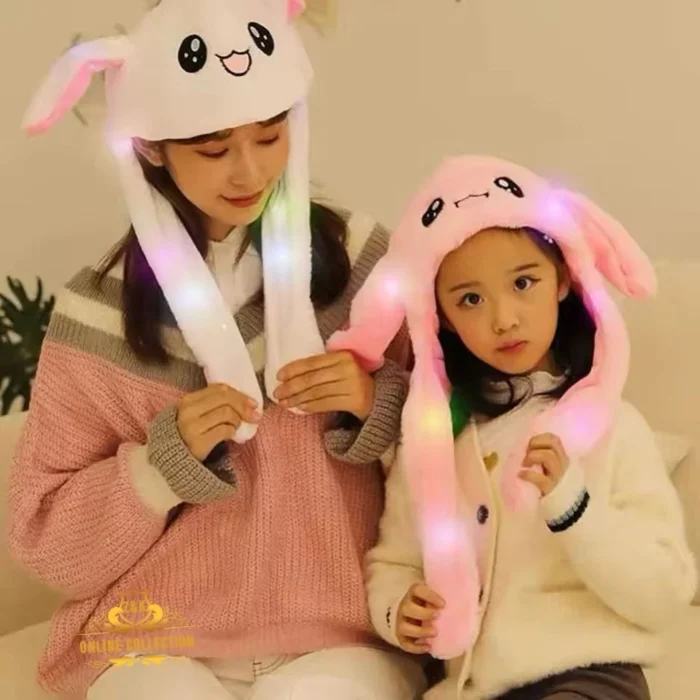 LED Bunny Hat with Moving Ears