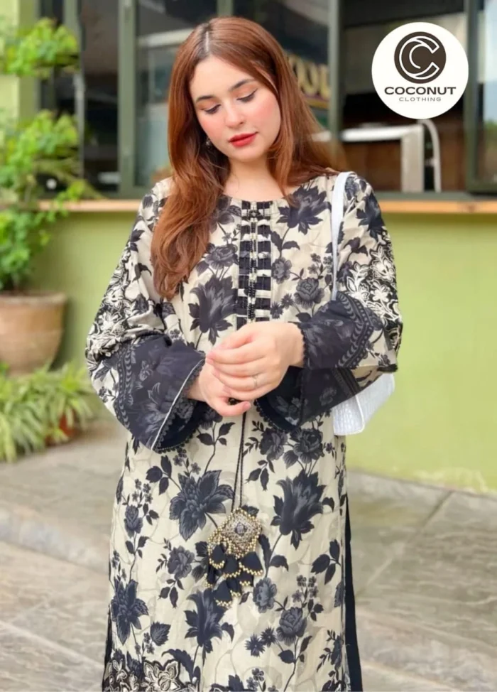 Digital Printed 3pcs - Dupatta