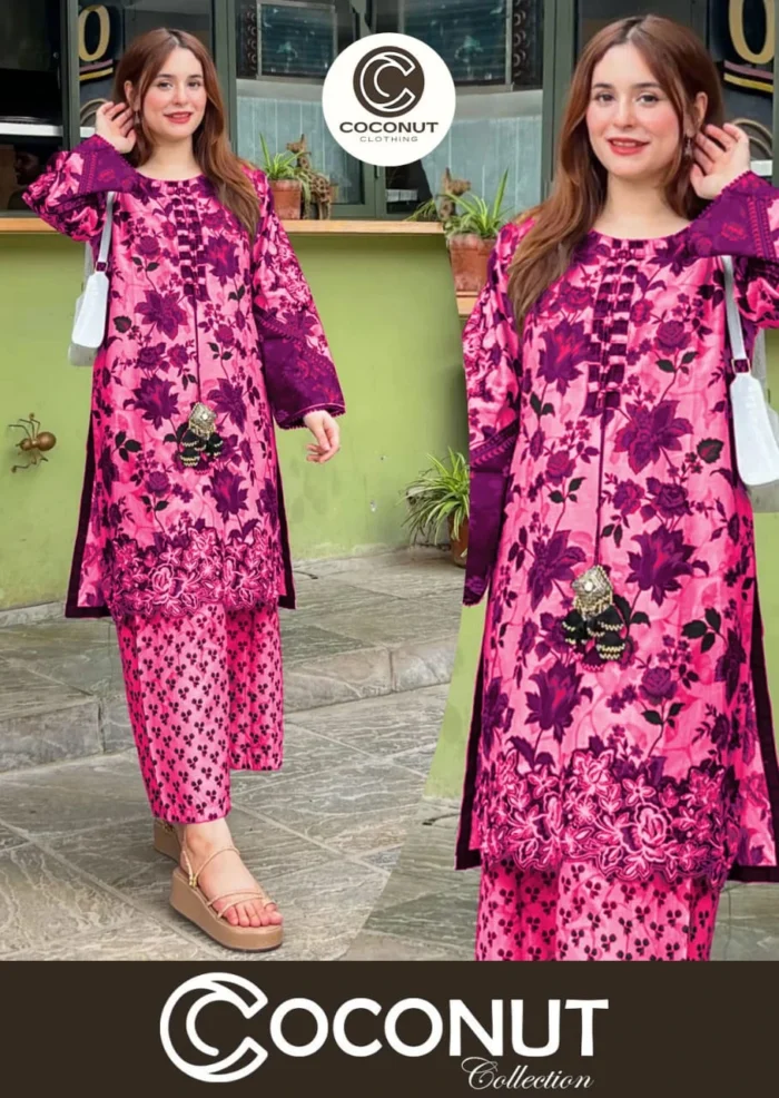 Digital Printed 3pcs - Dupatta