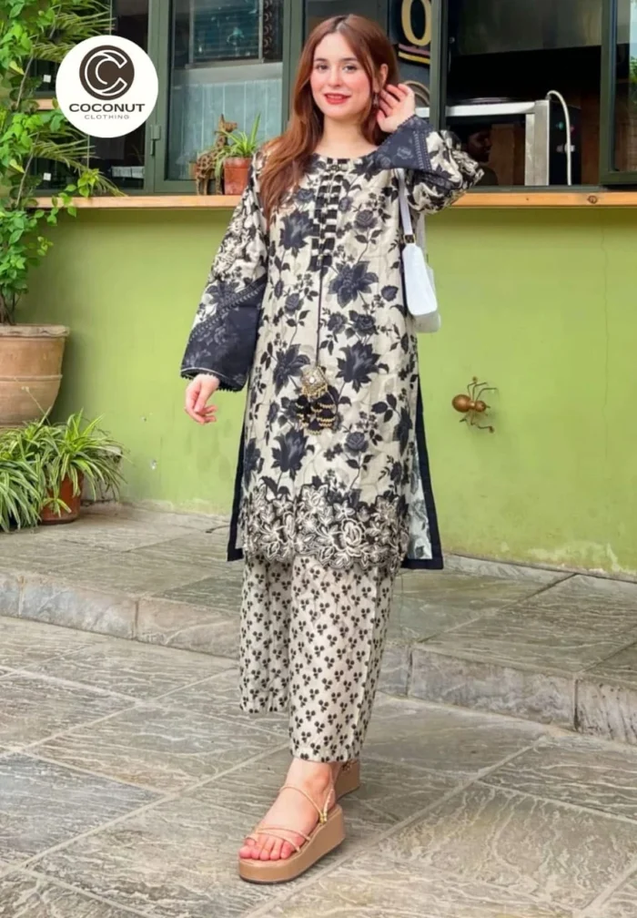 Digital Printed 3pcs - Dupatta