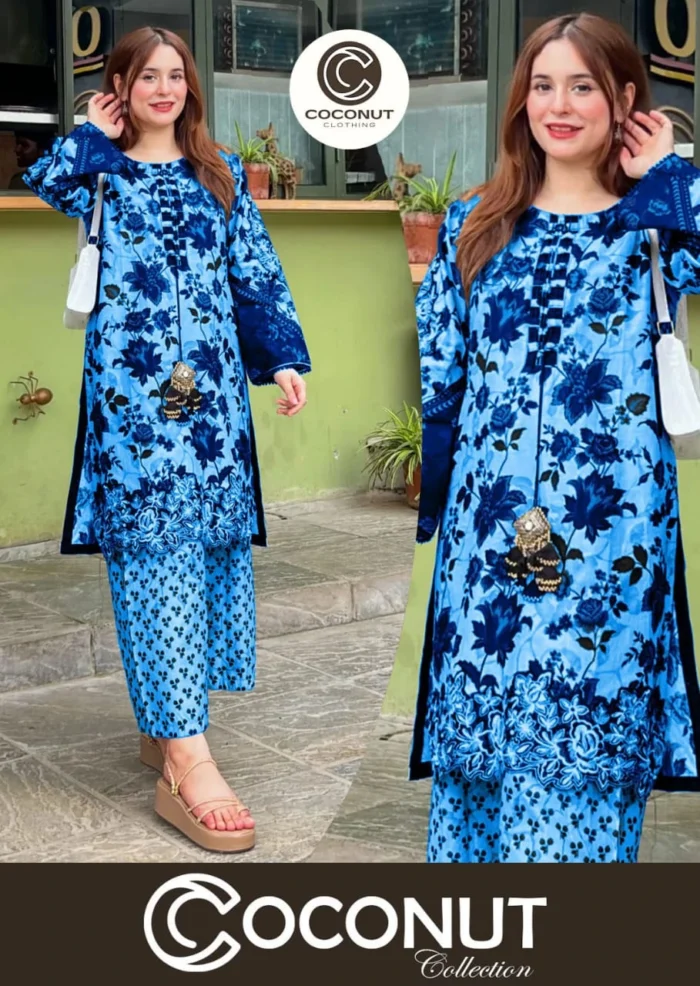 Digital Printed 3pcs - Dupatta