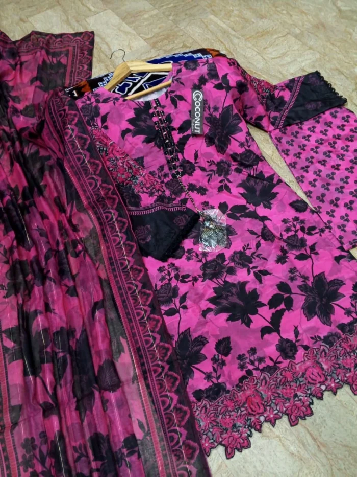 Digital Printed 3pcs - Dupatta