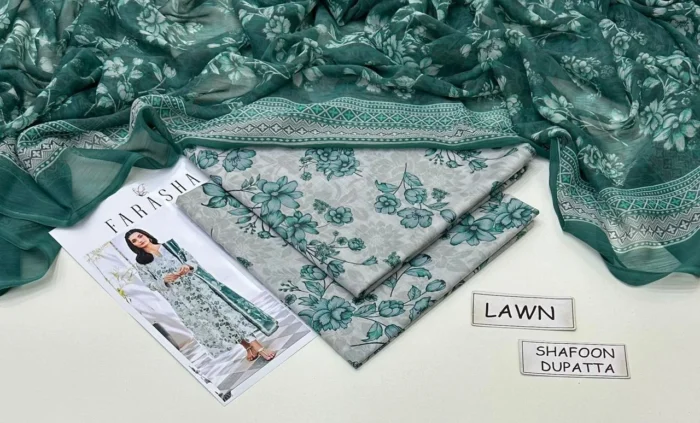 Maria B Printed Lawn 3-Piece Suit