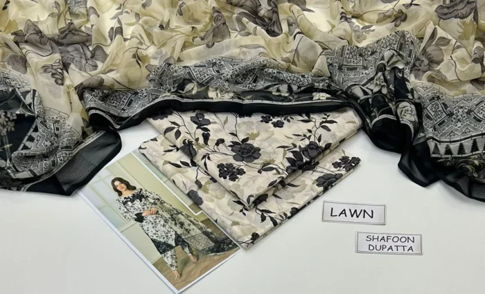 Maria B Printed Lawn 3-Piece Suit