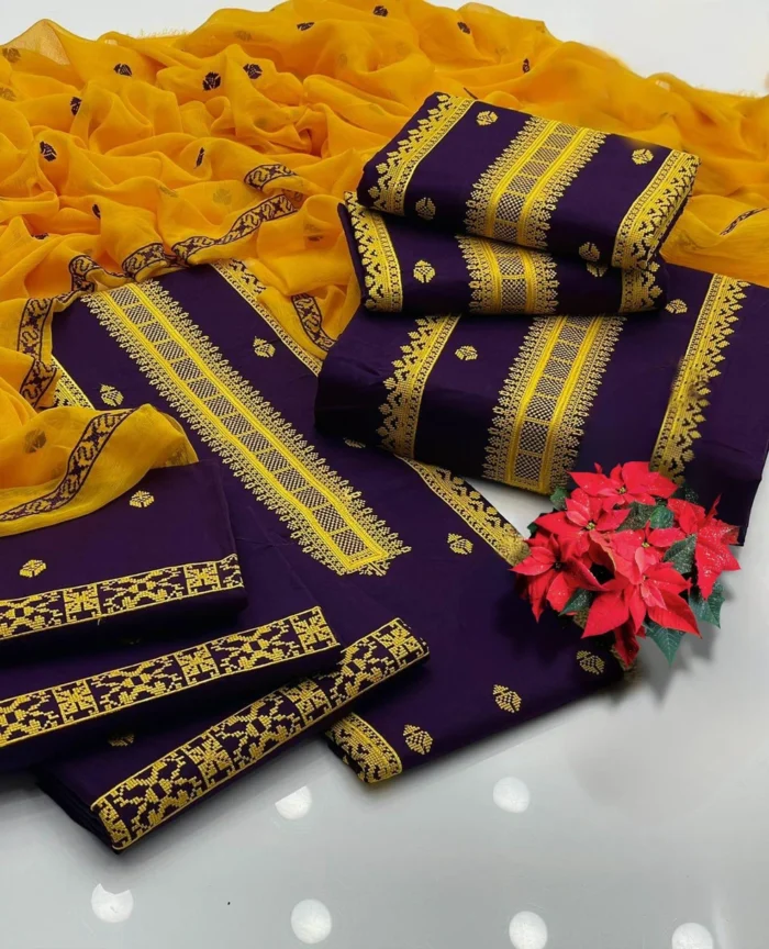 New Eid Summer Lawn/cotton Hit Cross Stitch Embroidery Collection 2K26