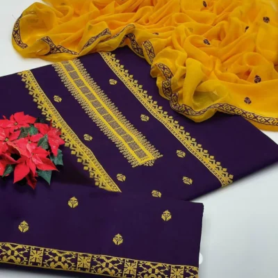 New Eid Summer Lawn/cotton Hit Cross Stitch Embroidery Collection 2K26