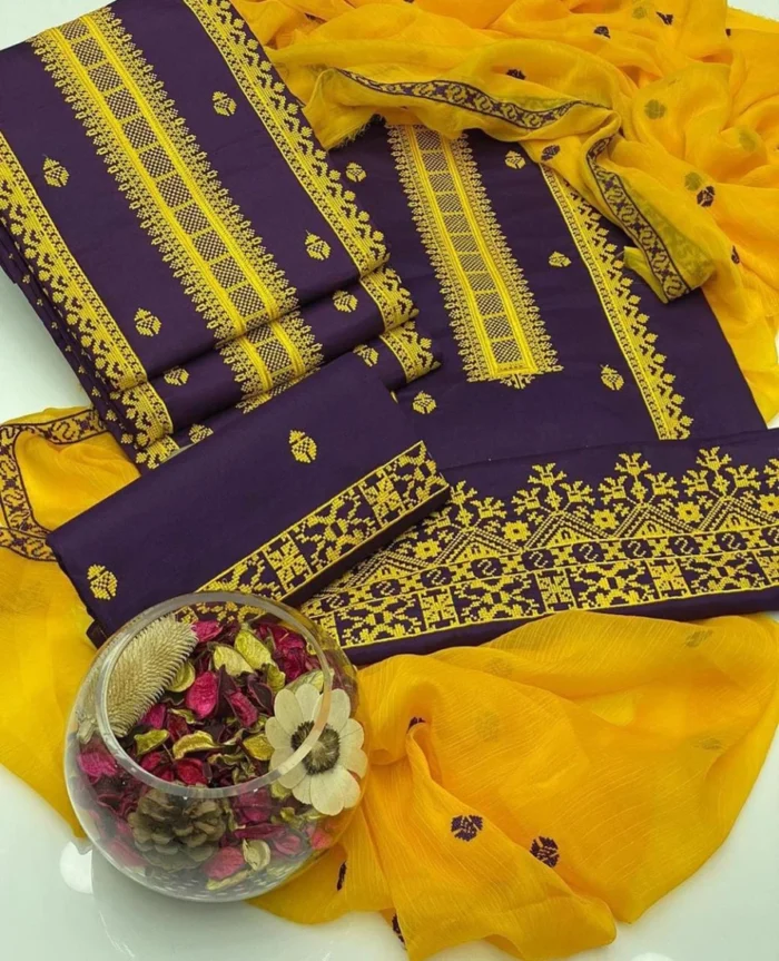 New Eid Summer Lawn/cotton Hit Cross Stitch Embroidery Collection 2K26