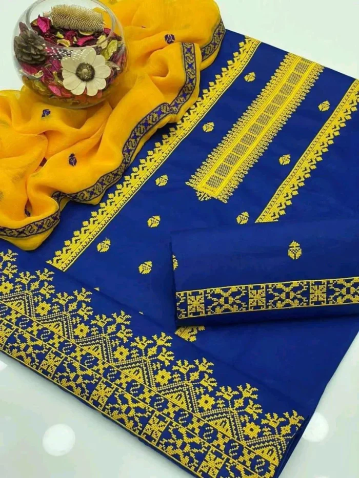 New Eid Summer Lawn/cotton Hit Cross Stitch Embroidery Collection 2K26