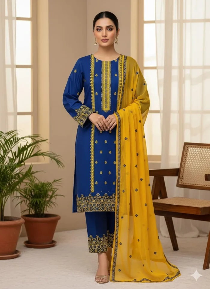 New Eid Summer Lawn/cotton Hit Cross Stitch Embroidery Collection 2K26