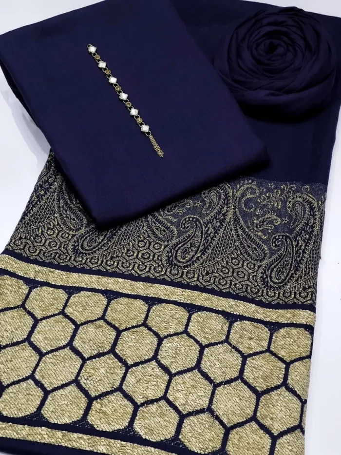 New Eid Summer Lawn/cotton Hit Cross Stitch Embroidery Collection 2K26