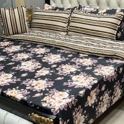 Khaadi and Alkaram 7-Piece Cotton Comforter Set