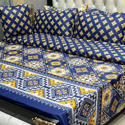 Khaadi and Alkaram 7-Piece Cotton Comforter Set