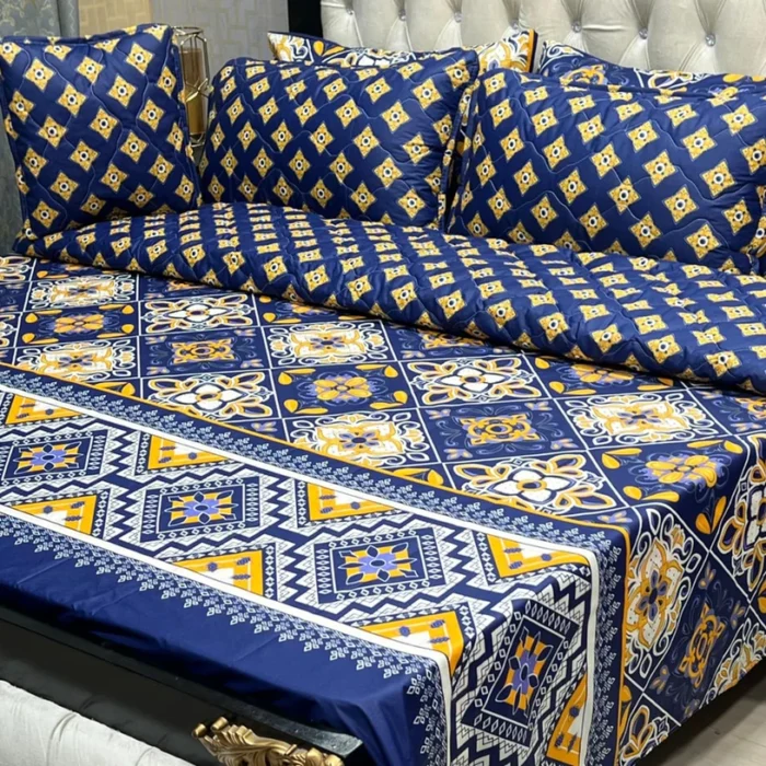 Khaadi and Alkaram 7-Piece Cotton Comforter Set