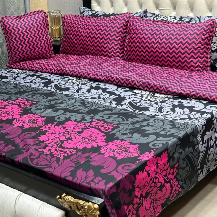 Khaadi and Alkaram 7-Piece Cotton Comforter Set