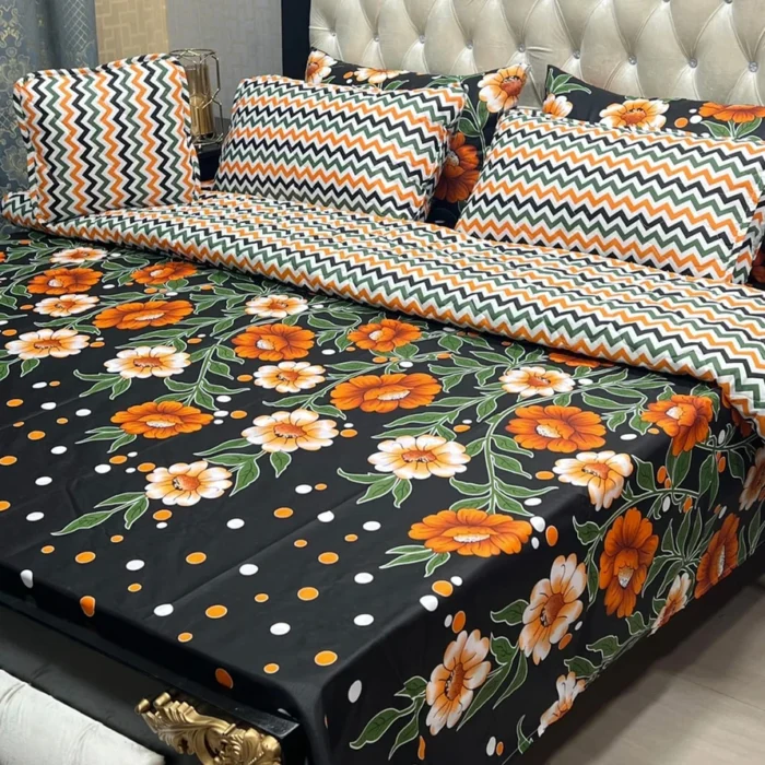 Khaadi and Alkaram 7-Piece Cotton Comforter Set