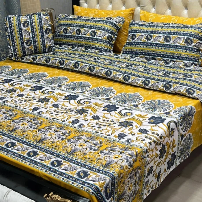 Khaadi and Alkaram 7-Piece Cotton Comforter Set