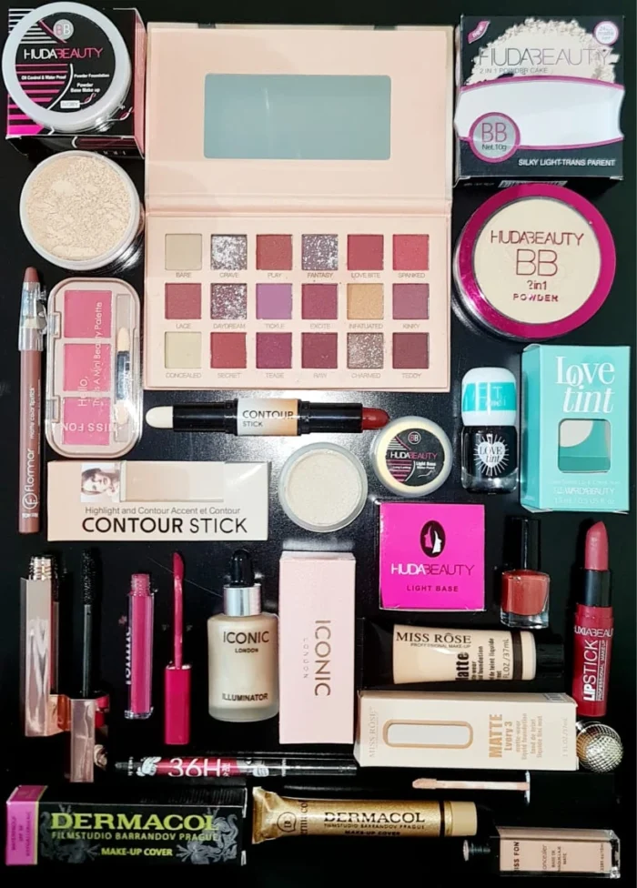 Complete Huda and Miss Rose Makeup Bundle
