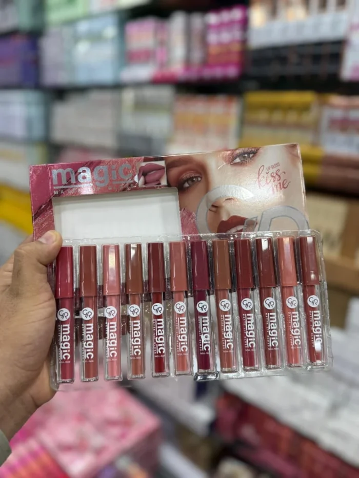 Magic 12-Piece Lip Gloss Set with Surprise Gift