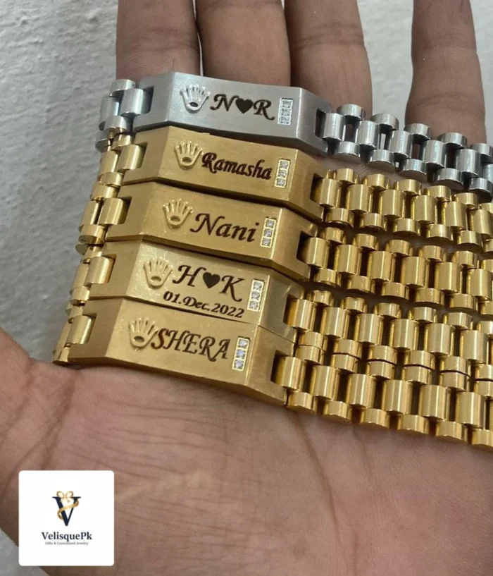 Rolex Bracelet with Name Engraving