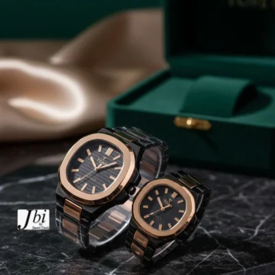 TOMI Facebear Couple Watch Set
