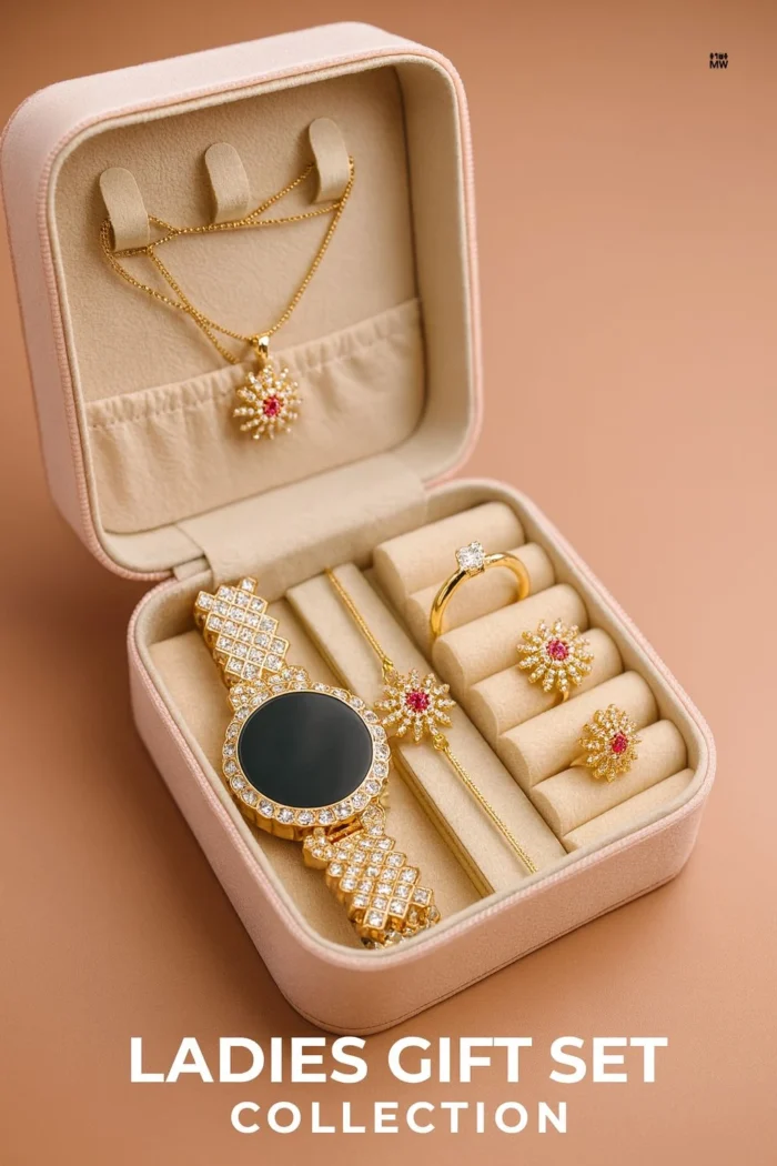 With Jewellery Organizer Box (random Colours)