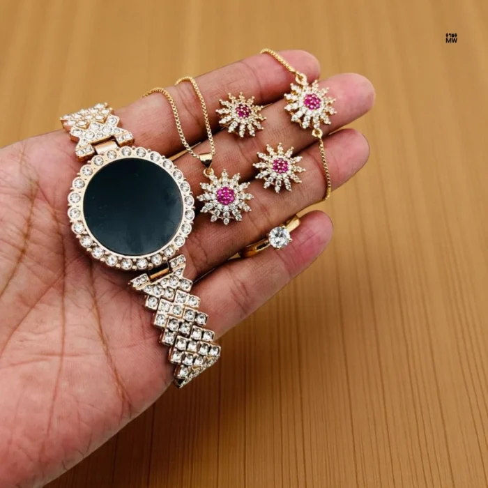 With Jewellery Organizer Box (random Colours)
