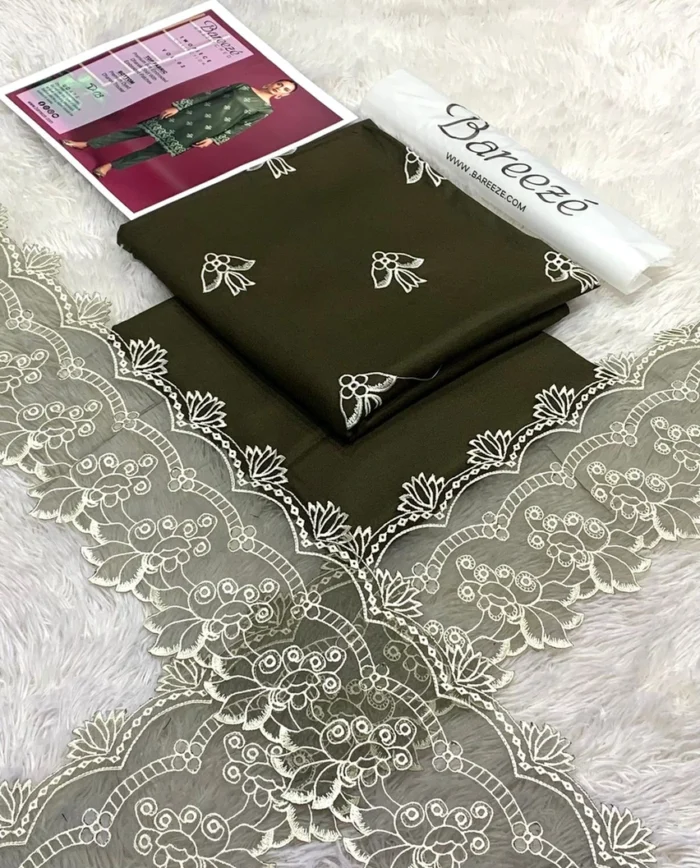 Bareeze Embroidered Lawn 2-Piece Suit