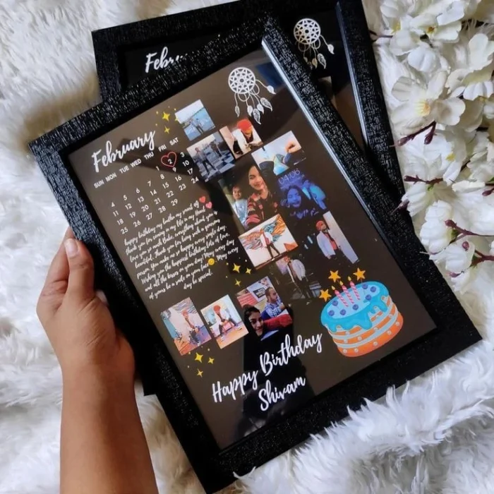 Personalized Wall-Hanging and Tabletop Photo Frame