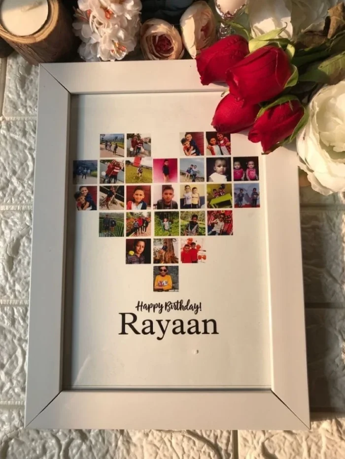 Personalized Wall-Hanging and Tabletop Photo Frame