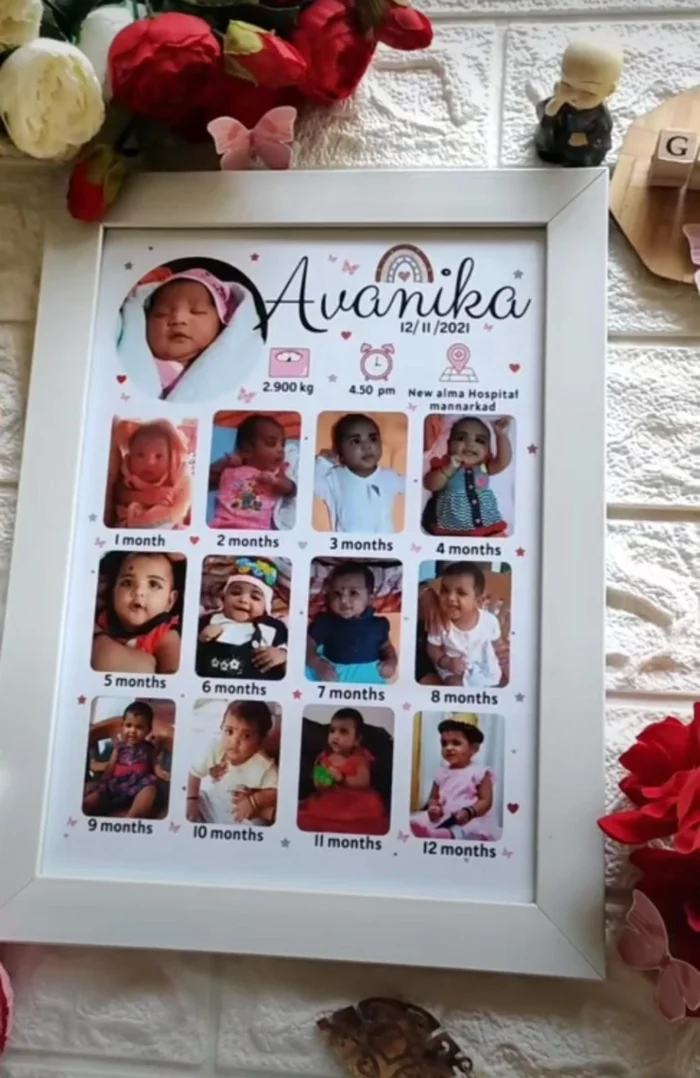 Personalized Wall-Hanging and Tabletop Photo Frame