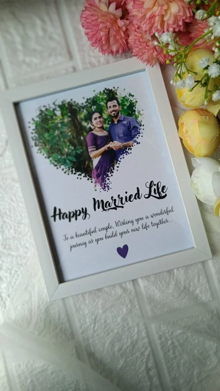 Personalized Wall-Hanging and Tabletop Photo Frame
