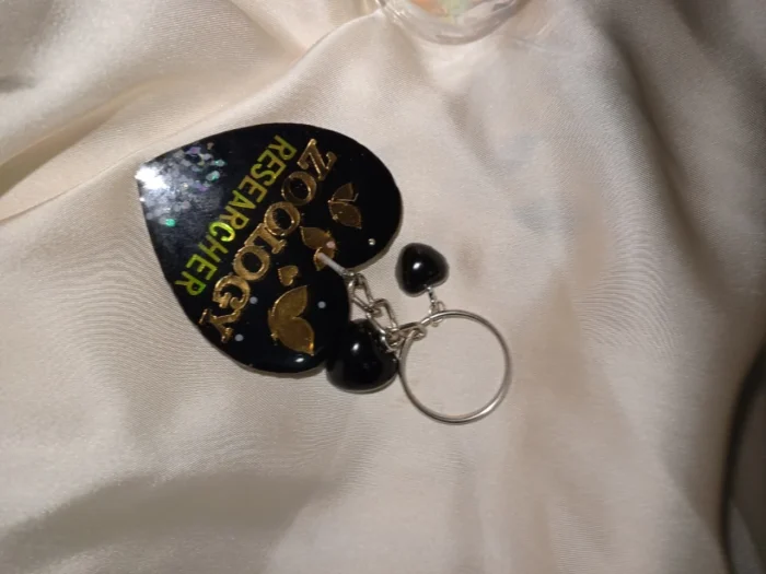 Personalized Resin Name Keychain