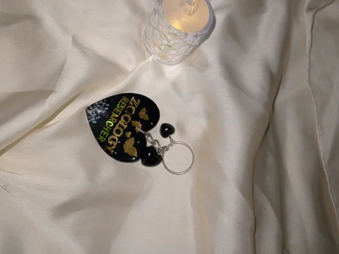 Personalized Resin Name Keychain