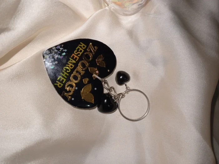 Personalized Resin Name Keychain