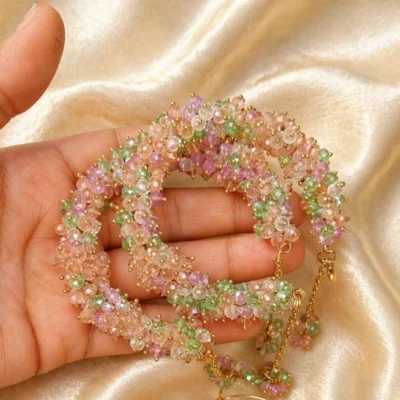 Elegant Handcrafted Gajra Jewelry Set - Ring