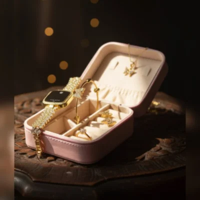 With RANDOM COLOR Jewellery Organizer Box