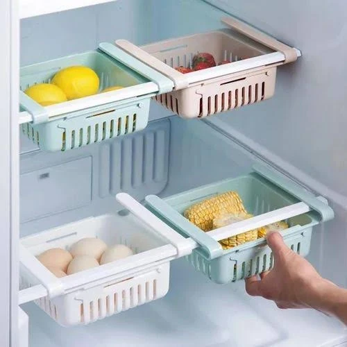 Adjustable Refrigerator Storage Basket
