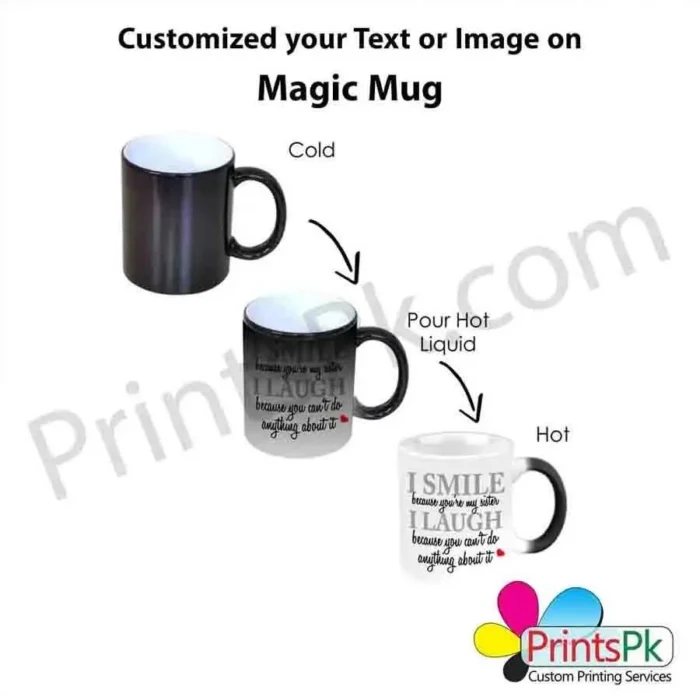 Personalized Magic Mug with Name and Design