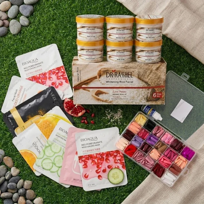 Dr Rashel 6-Step Rice Facial and Beauty Bundle