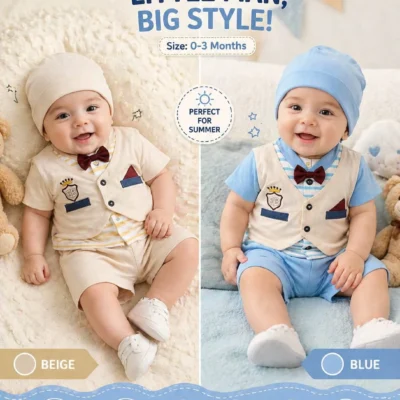 White Baby Set 3-piece