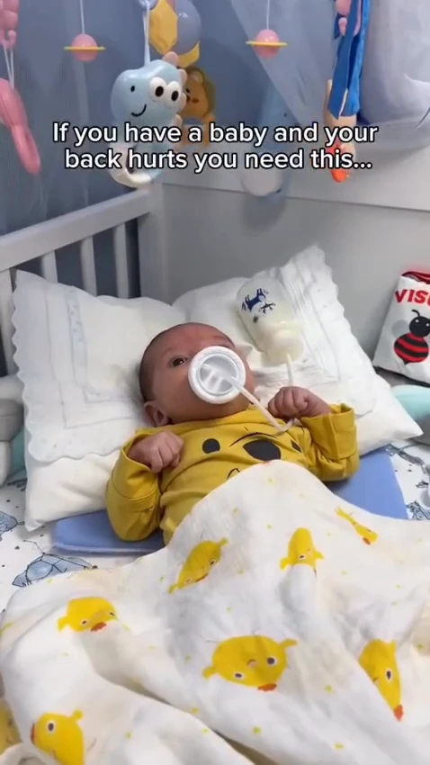 Hands-Free Baby Feeding Bottle with Tube